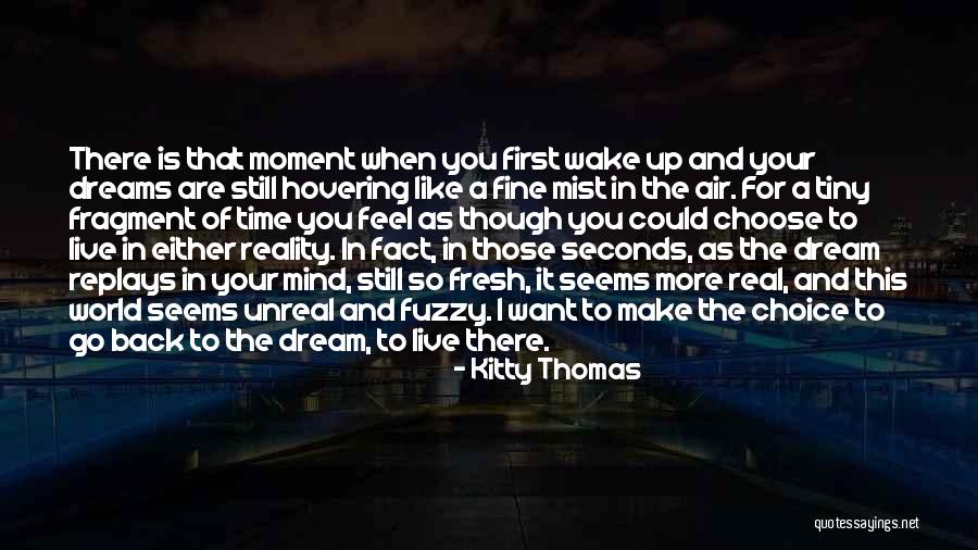 Dreams And Reality Quotes By Kitty Thomas