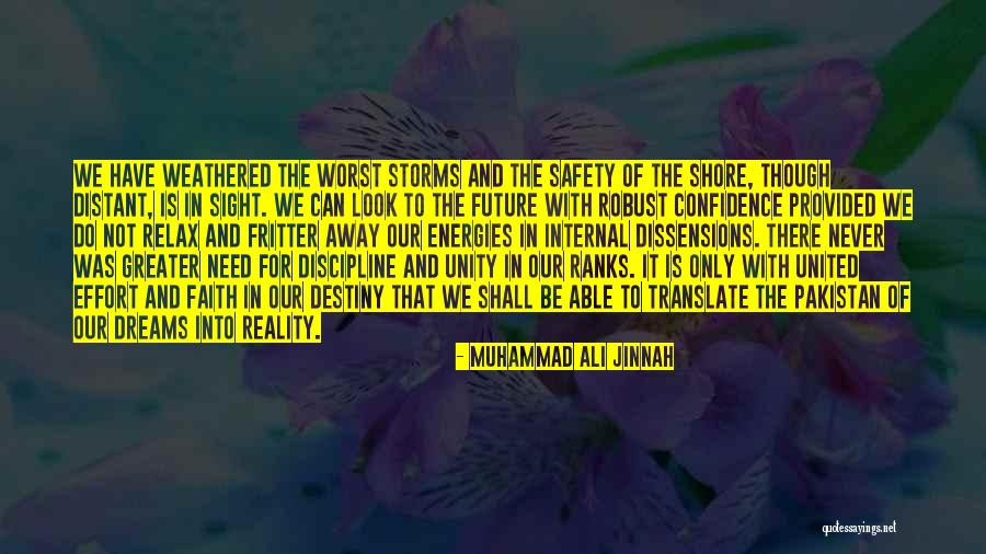 Dreams And Reality Quotes By Muhammad Ali Jinnah