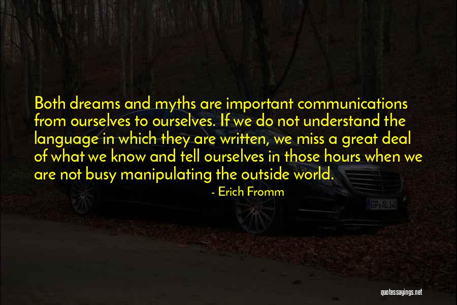 Dreams Are Important Quotes By Erich Fromm Dreams Are Important Quotes By Erich Fromm