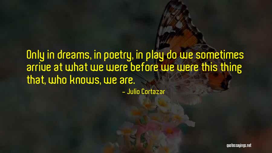Dreams Are Only Dreams Quotes By Julio Cortazar Dreams Are Only Dreams Quotes By Julio Cortazar