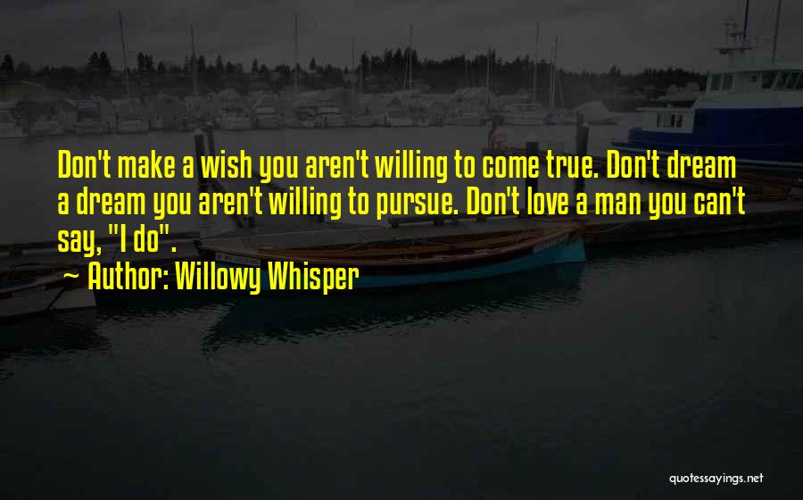 Dreams Can Come True Quotes By Willowy Whisper