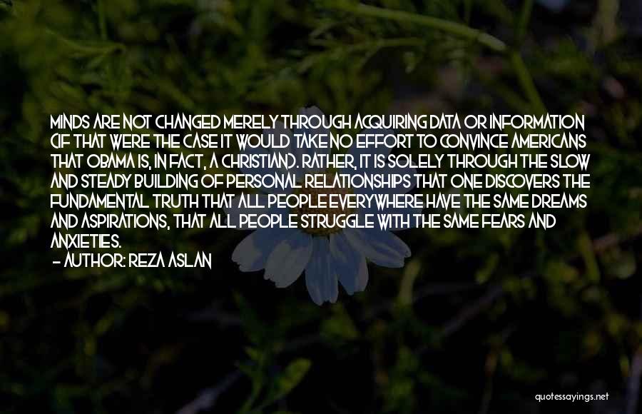 Dreams Come Slow Quotes By Reza Aslan