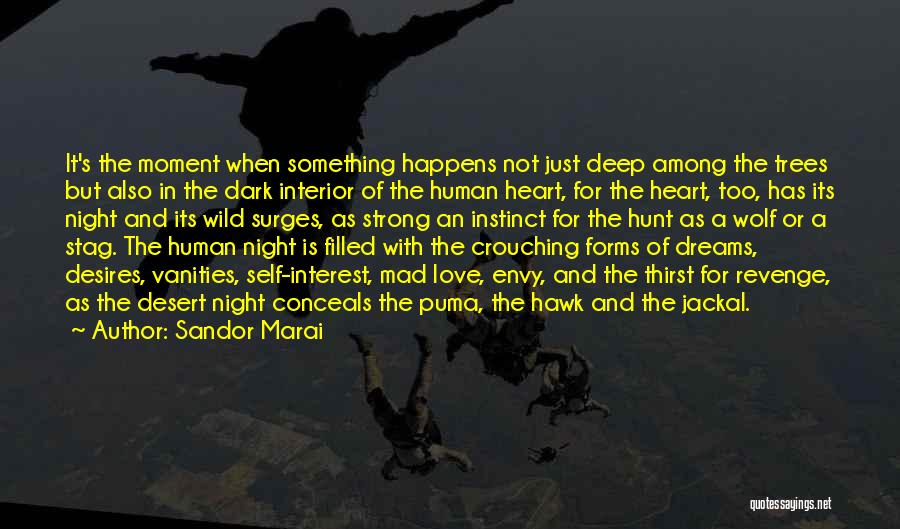 Dreams Desires Quotes By Sandor Marai