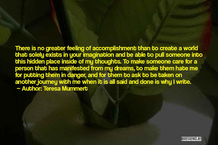 Dreams From Books Quotes By Teresa Mummert