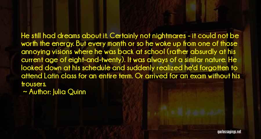 Dreams Nightmares Quotes By Julia Quinn