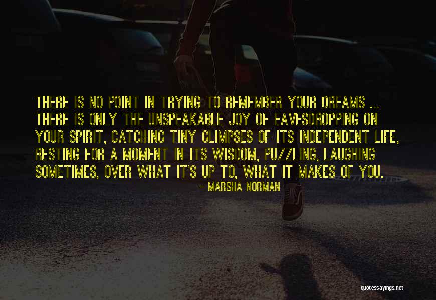 Dreams Of Joy Quotes By Marsha Norman Dreams Of Joy Quotes By Marsha Norman