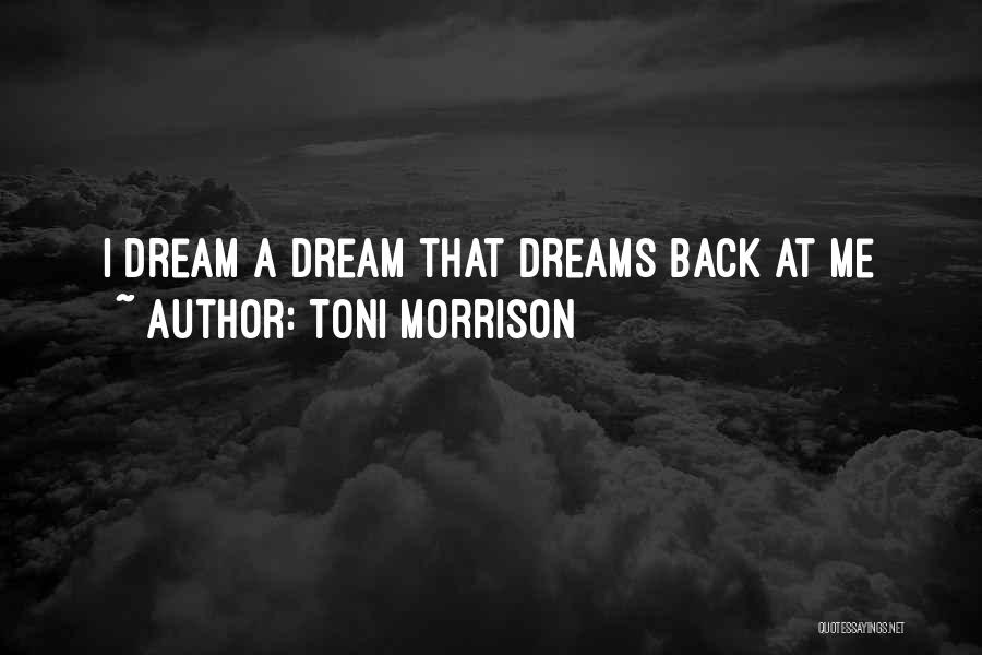 Dreams Quotes By Toni Morrison