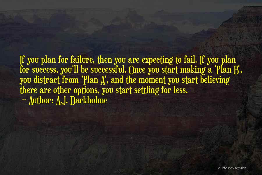 Dreams To Success Quotes By A.J. Darkholme