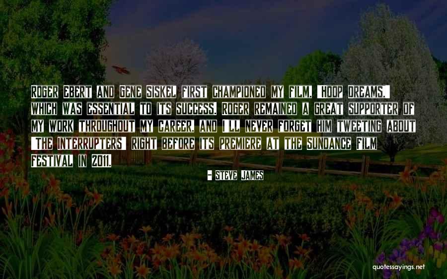 Dreams To Success Quotes By Steve James Dreams To Success Quotes By Steve James