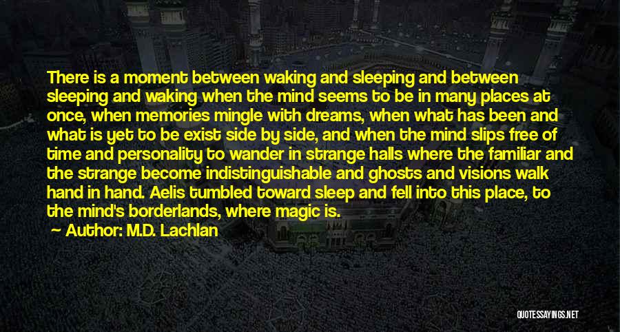 Dreams While Sleeping Quotes By M.D. Lachlan