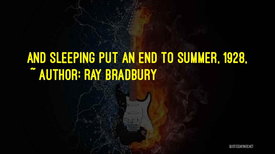 Dreams While Sleeping Quotes By Ray Bradbury