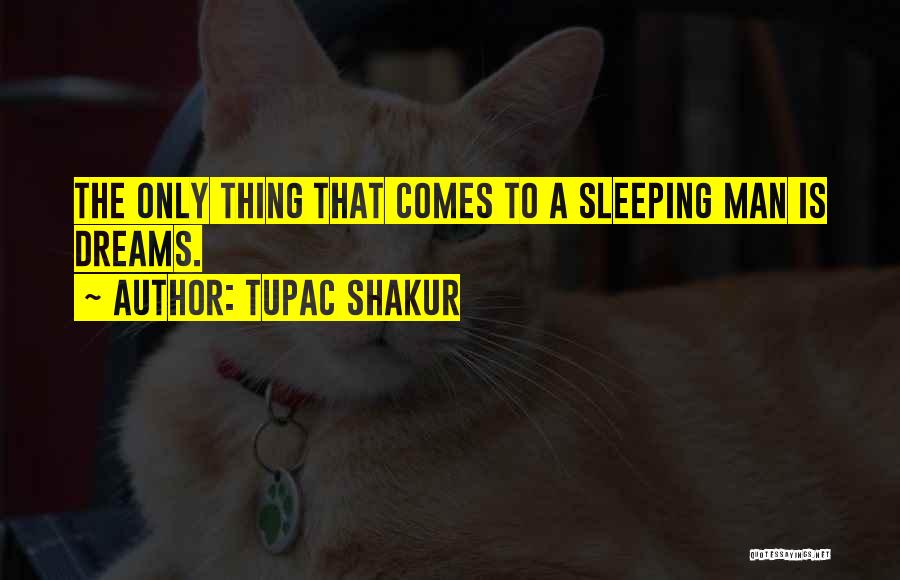 Dreams While Sleeping Quotes By Tupac Shakur