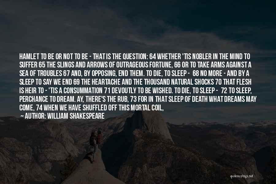 Dreams William Shakespeare Quotes By William Shakespeare