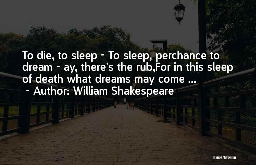 Dreams William Shakespeare Quotes By William Shakespeare