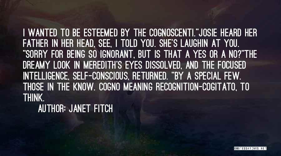 Dreamy Look Quotes By Janet Fitch