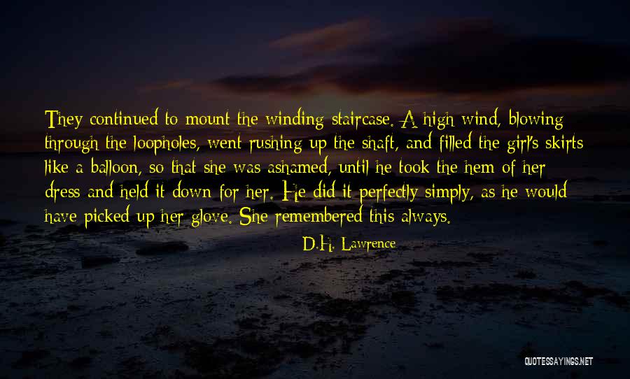 Dress Skirts Quotes By D.H. Lawrence