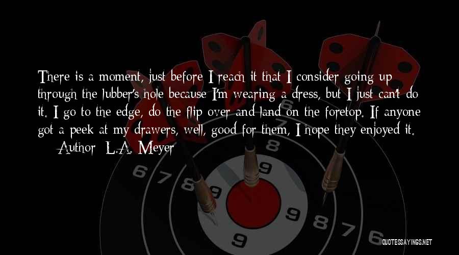 Dress Up Well Quotes By L.A. Meyer