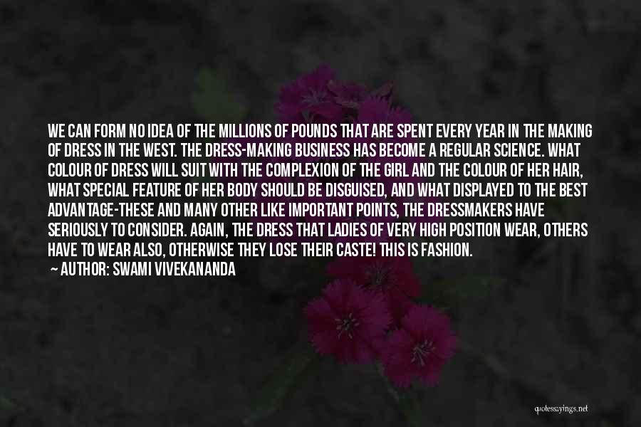 Dressmakers Quotes By Swami Vivekananda