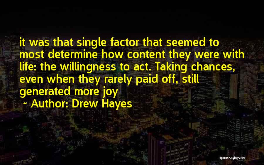 Drew Hayes Quotes 510066
