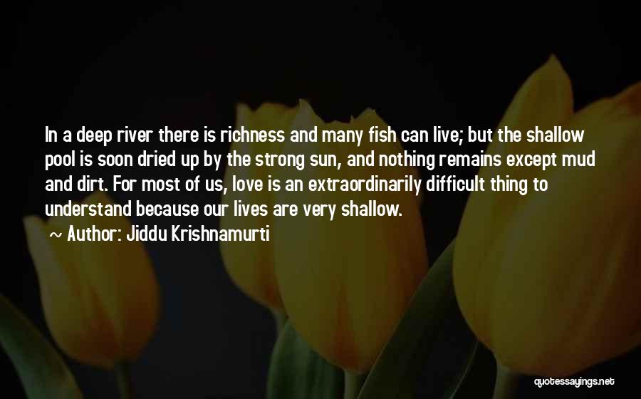 Dried Fish Quotes By Jiddu Krishnamurti