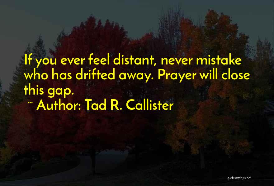 Drifted Away Quotes By Tad R. Callister