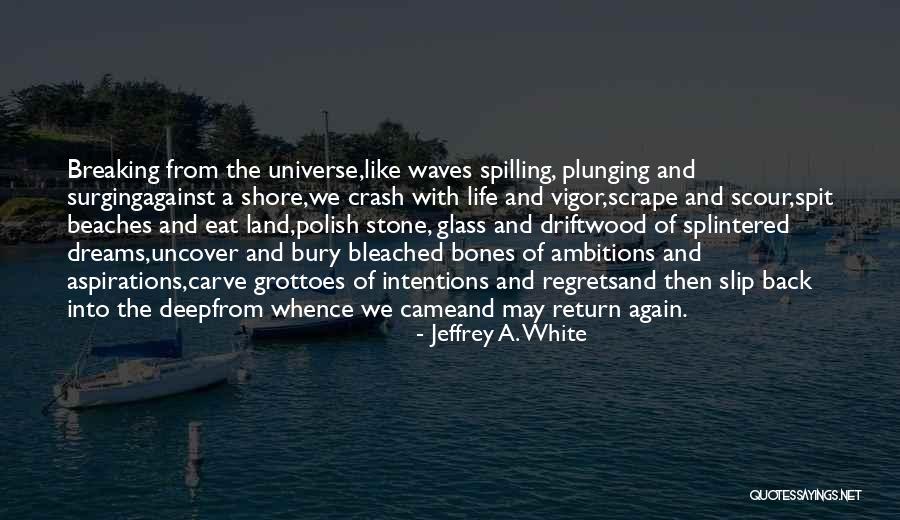 Driftwood Quotes By Jeffrey A. White Driftwood Quotes By Jeffrey A. White