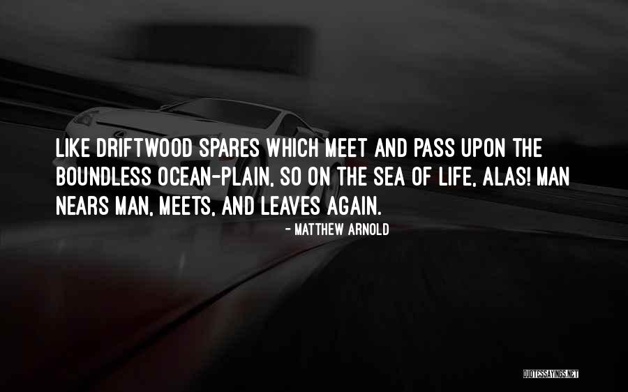 Driftwood Quotes By Matthew Arnold Driftwood Quotes By Matthew Arnold