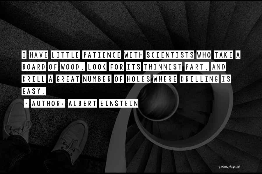 Drilling Quotes By Albert Einstein