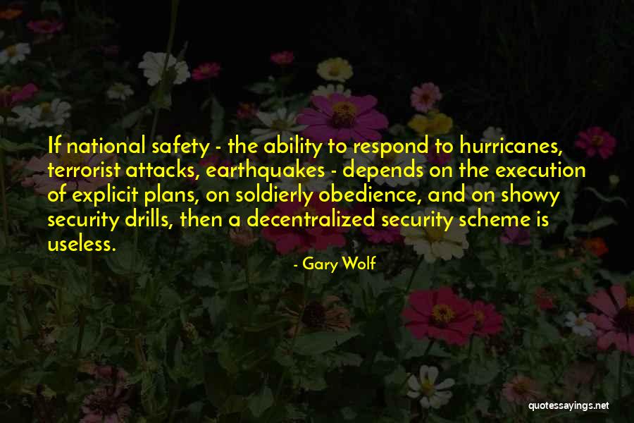 Drills Quotes By Gary Wolf