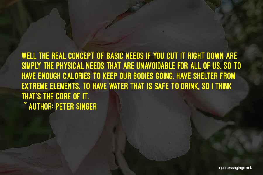 Drink Quotes By Peter Singer