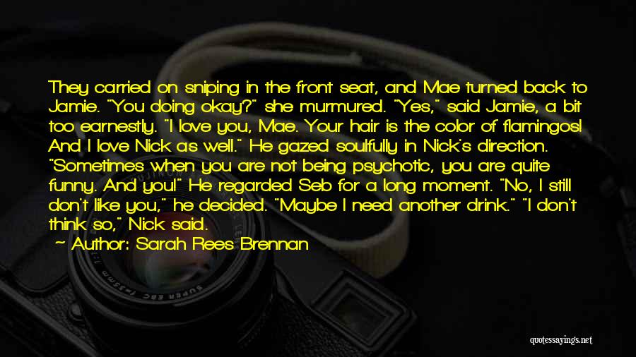 Drink Quotes By Sarah Rees Brennan Drink Quotes By Sarah Rees Brennan