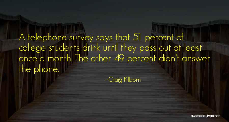 Drink Until Quotes By Craig Kilborn Drink Until Quotes By Craig Kilborn