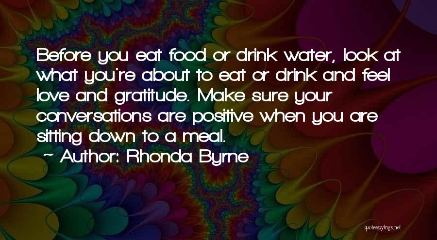 Drink Water Inspirational Quotes By Rhonda Byrne