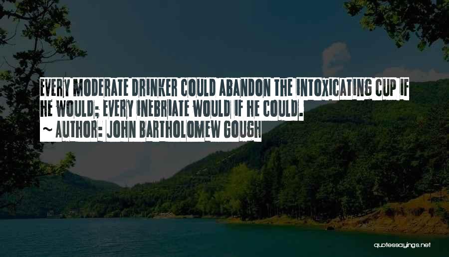 Drinker Quotes By John Bartholomew Gough