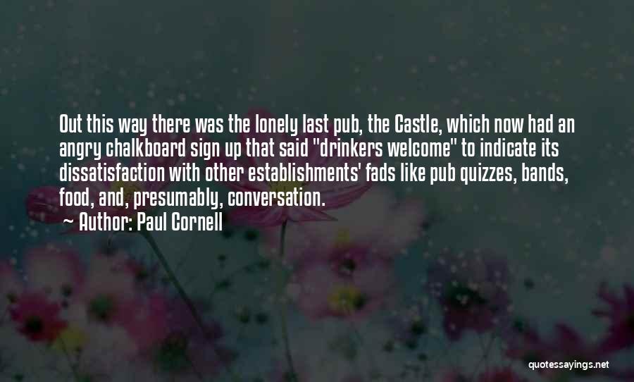 Drinkers Quotes By Paul Cornell