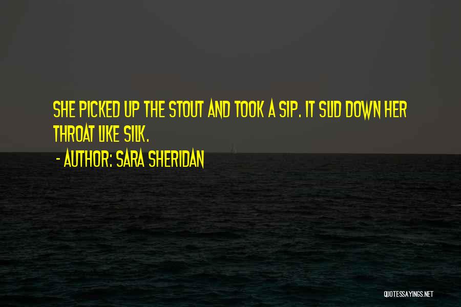 Drinking Beer Quotes By Sara Sheridan