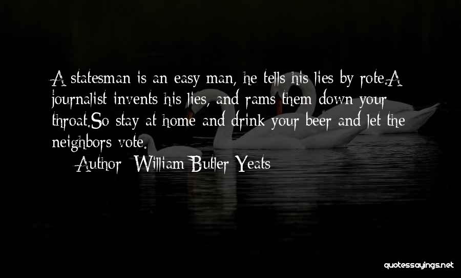 Drinking Beer Quotes By William Butler Yeats