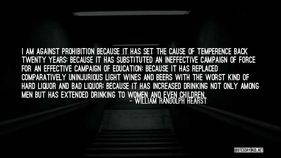 Drinking Beers Quotes By William Randolph Hearst