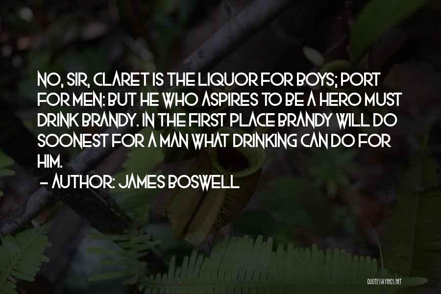 Drinking Brandy Quotes By James Boswell