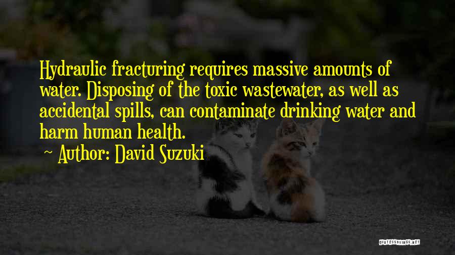 Drinking On Your Own Quotes By David Suzuki