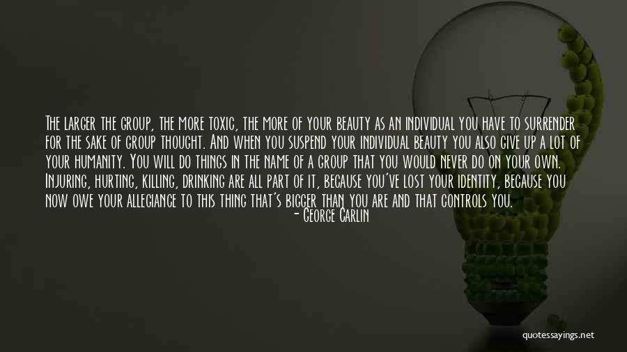 Drinking On Your Own Quotes By George Carlin Drinking On Your Own Quotes By George Carlin