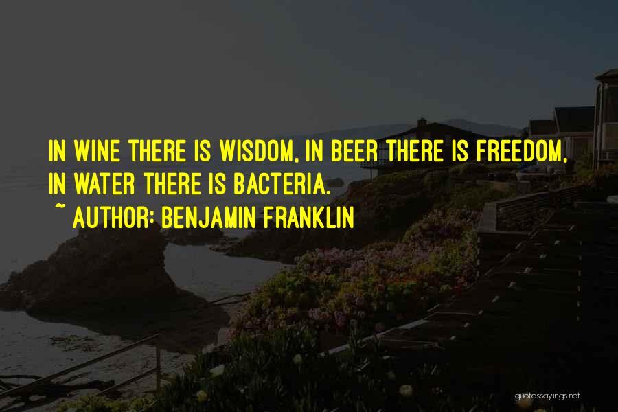 Drinking Wine Quotes By Benjamin Franklin
