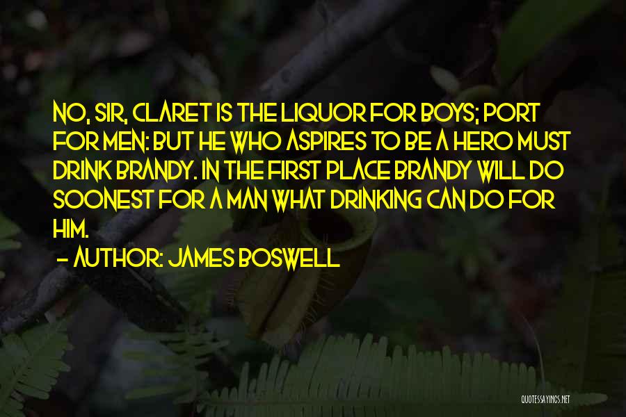 Drinking Wine Quotes By James Boswell