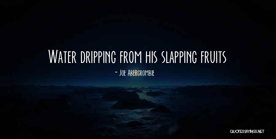 Dripping Water Quotes By Joe Abercrombie Dripping Water Quotes By Joe Abercrombie