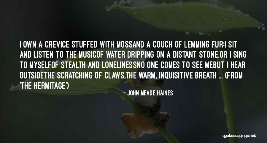 Dripping Water Quotes By John Meade Haines Dripping Water Quotes By John Meade Haines
