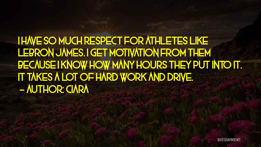 Drive And Motivation Quotes By Ciara