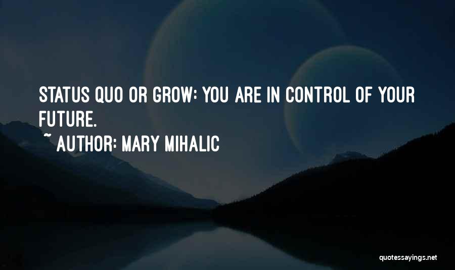 Drive And Motivation Quotes By Mary Mihalic