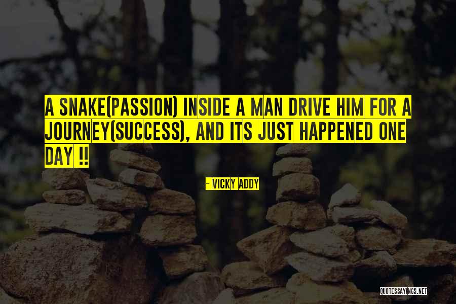 Drive And Success Quotes By Vicky Addy