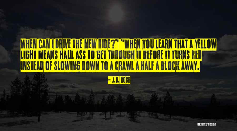 Drive Away Quotes By J.D. Robb Drive Away Quotes By J.D. Robb