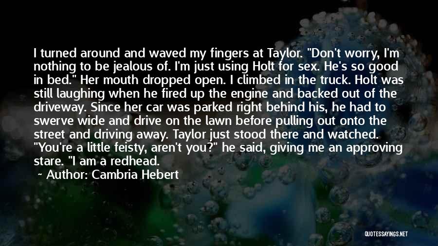 Drive Me Away Quotes By Cambria Hebert